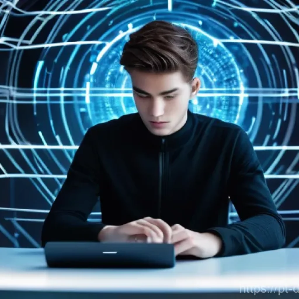 디지털 정체성 관리의 체계적 접근 - **Prompt 1: The Digital Fortress of Identity**
    A person, appearing to be in their late teens or ...