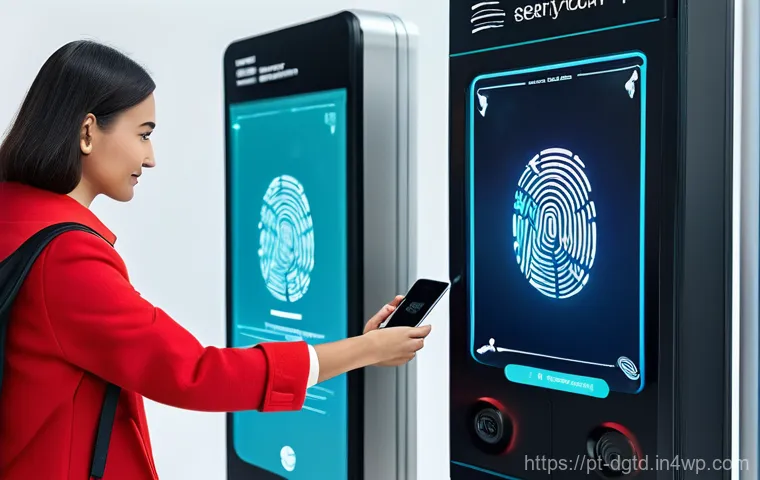 디지털 정체성 관리 트렌드 2024 - **Biometric Authentication for Seamless Security:**
    A vibrant, diverse group of individuals (age...