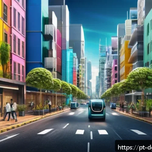 Home 32 미래의 디지털 정체성 패러다임 - A futuristic digital identity verification scene showing a diverse group of people using biometric a...