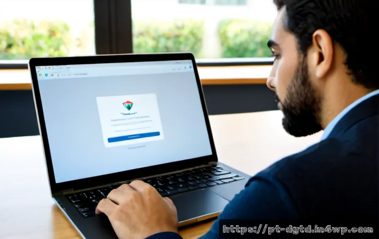 Home 17 디지털 정체성 관리 관련 최신 연구 - Photorealistic editorial scene of a Portuguese-speaking cybersecurity researcher in a bright Lisbon ...